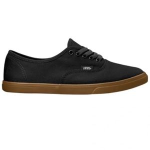 Black Vans Authentic Lo Pro Gumsole Shoes